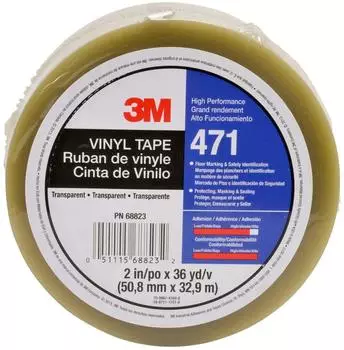 3M 471F PVC-Klebeband Transparent 50mm x 33m (471T5033)