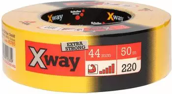 Schuller X-Way Extra Strong Gewebeklebeband Gelb 44mm&times;50m (45765)