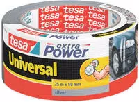 Tesa 56388-2, tesa extra Power Universal Gewebeband silber 50,0 mm x 25,0 m 1 Rolle