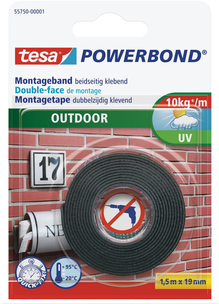 tesa Montageband Outdoor 1,5m x 19mm (55750-00001-00)