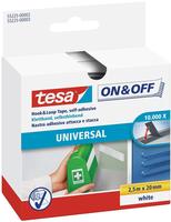 TESA On & Off 55225-02-00, TESA On & Off 55225-02-00 Klettband zum Aufkleben Haft-