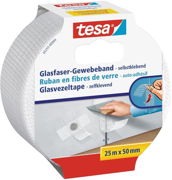 tesa Glasfaser-Gewebeband 25m x 50mm (05255)