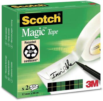 Scotch Magic 810 12mm x 66m 2 Rollen (M8101266)
