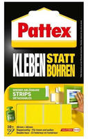 Pattex Klebestreifen f&uuml;r max. 2,0 kg, 2,0 x 4,0 cm, 10 St. wei&szlig;