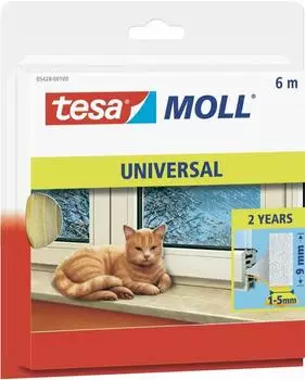 tesa tesamoll Universal 6 m x 9 mm wei&szlig;