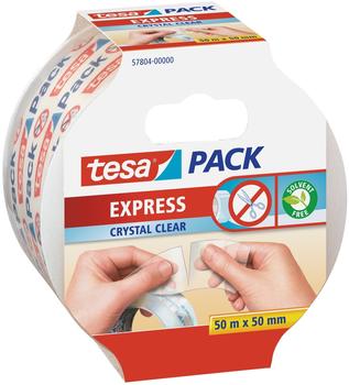 tesa tesapack Express 50m x 50mm crystal clear