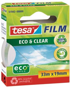 tesa tesafilm eco & clear 33m x 19mm, 1 Stk.