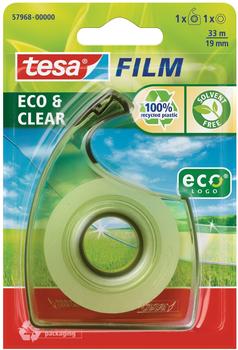 tesa tesafilm eco & clear 33m x 19 mm + Easy Cut Handabroller