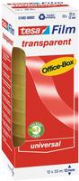 Tesa 57402-00002-01, Tesa Klebefilm Office Box - transparent, 12 mm x 33 m, 12 Rollen