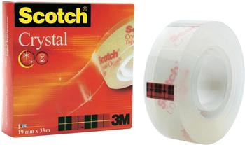 Scotch Crystal Clear 600 33m x 19mm