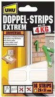 UHU 45450, UHU EXTREM Klebestreifen f&uuml;r max. 4,0 kg 26,0 x 31,0 mm, 16 St.