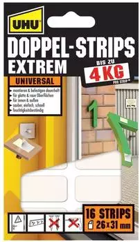 UHU Doppel-Strips extrem
