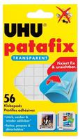 UHU 48815, UHU patafix doppelseitige Klebepads, 1,2 x 1,2 cm, 56 St. transparent