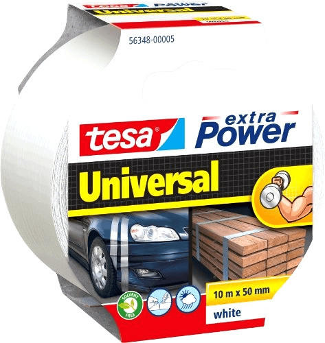 tesa extra Power Universal 10m x 50mm weiß