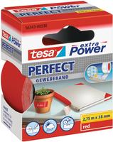 tesa 563430003804, tesa Gewebeband "Extra Power" 56343 rot, 3.8 cm