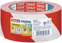 Tesa - Universal 58134-00000-00 Markierungsklebeband &reg; Signal Rot, Wei&szlig; (l X B) 66