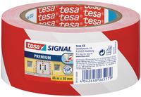 Tesa - Premium 58131-00000-01 Markierungsklebeband &reg; Signal Rot, Wei&szlig; (l X B)...