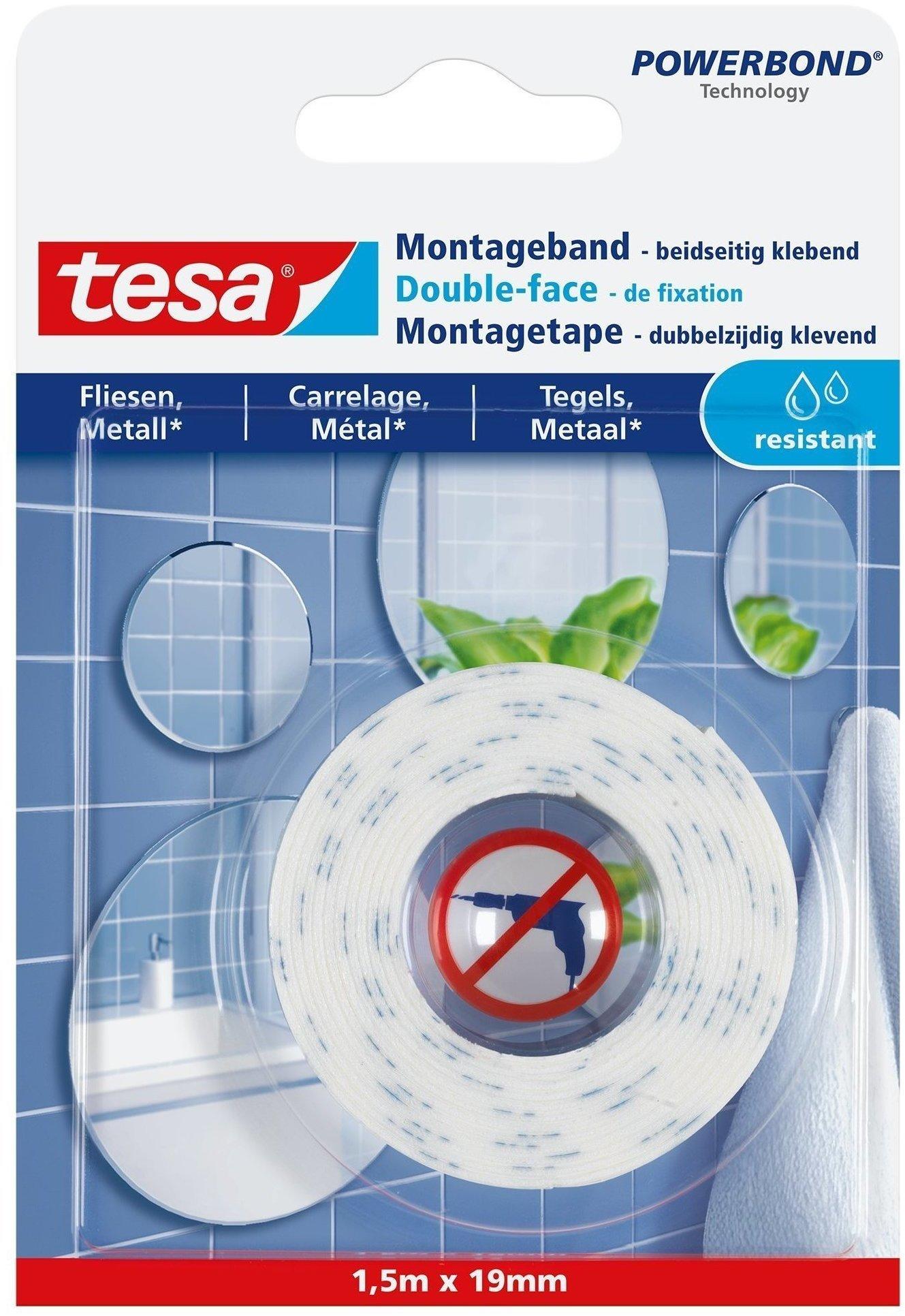 Tesa Montageband für Fliesen und Metall (77744-00000-00) Test - ❤️  Testbericht.de Juni 2022
