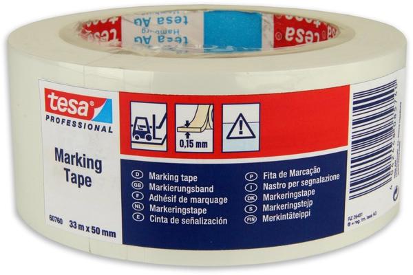 tesa Bodenmarkierungs- und Warnband 50mm x 33m weiß (60760-00094-15)