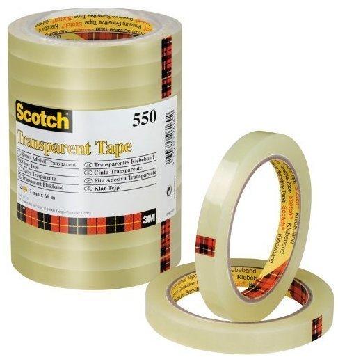 Scotch 550 12mm x 66m transparent 12 Rollen (5501266)