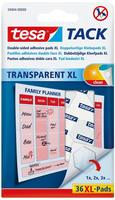 TESA 59404-00000-00, TESA TACK Doppelseitige Klebepads Transparent Inhalt: 36St.
