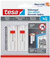TESA 77774-00000-00, TESA 77774 Klebenagel verstellbar Wei&szlig; Inhalt: 2St.