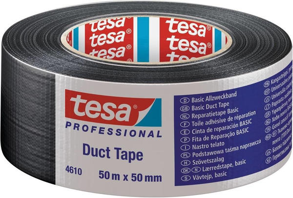 tesa duct tape schwarz 50m x 50mm (4610-00004-00)