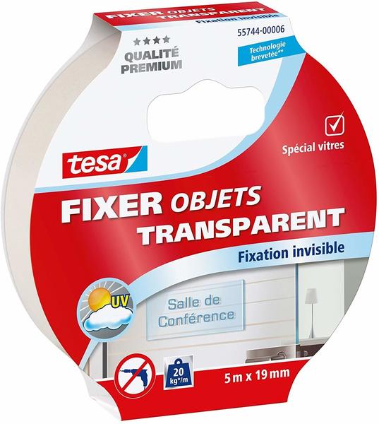 Tesa Transparent Objekt Fixer 5m x 19mm transparent (55744-00006-00)