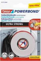 Tesa 55791-00001-02, tesa Montageband POWERBOND ULTRA STRONG doppelseitiges Klebeband