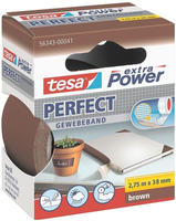 Tesa - Extra Power Gewebeband Perfect 2,75 M X 38 Mm, Braun Montageband