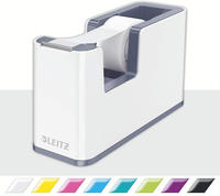 LEITZ Tischabroller WOW Duo Colour perlwei&szlig;/grau