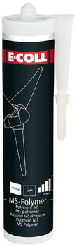 E-Coll MS Polymer Dicht-/Klebstoff l&ouml;semittelfrei wei&szlig; 290ml Kartusche