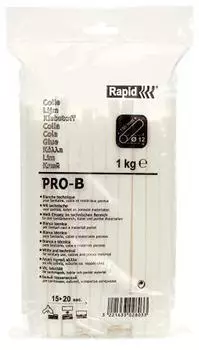 Rapid Klebestick PRO-B glue wei&szlig; &oslash;12 x 190mm f&uuml;r Sanit&auml;r und Kabel 1000g 40302803