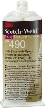3M 2K-Epoxidkleber Scotch Weld DP 490 schwarz 50ml Doppelkartusche