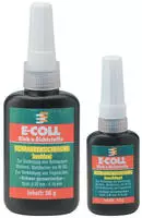 E-COLL Schraubensicherung mittelfest-niedrigviskos 50ml blau
