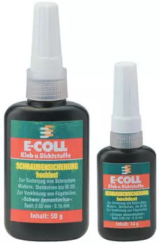 E-Coll Schraubensicherung blau mittelfest niedrigvisk. silikonfrei 50ml