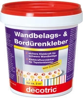 Decotric Acryl Wandbelags- und Bord&uuml;renkleber 750g, Wasserfest, Paste, 1er Pack