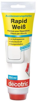 Decotric decotric® - Ausbesserungsfarbe Rapid Weiß lösungsmittelfrei 250 ml