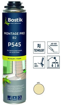 Bostik Montage Pro B2 P545 Polyurethan-Pistolenschaum 750ml (30613644)