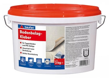 Baufan Bodenbelagkleber für innen, lösemittelfrei, weiß (102862)