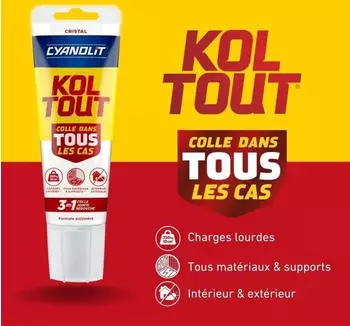 Cyanolit Koltout Mehrzweck-Kleb- und Dichtstoff, transparent, 125ml (33300058)