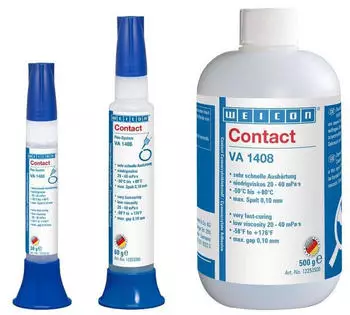 WEICON Contact VA 1408 Cyanacrylat-Klebstoff feuchtigkeitsbest&auml;ndig 30g (10016404)