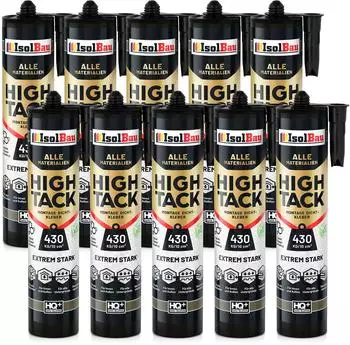 IsolBau High Tack Montagekleber Hybrid MS Polymer 430kg/10cm² 530g