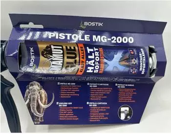 Bostik Mamut Glue Montagekleber Starter-Paket mit Kartuschen-Pistole und 3 Kartuschen (MG2000)
