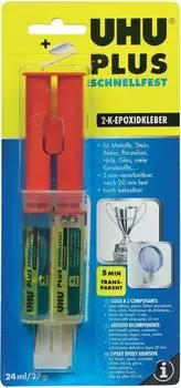 UHU 2-K-Epoxidharzkleber Plus schnellfest 27g (45725)