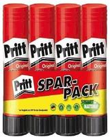 HENKEL PK6MP, Henkel Pritt Klebestift, transparent, Banderole, 4x22g Klebestift