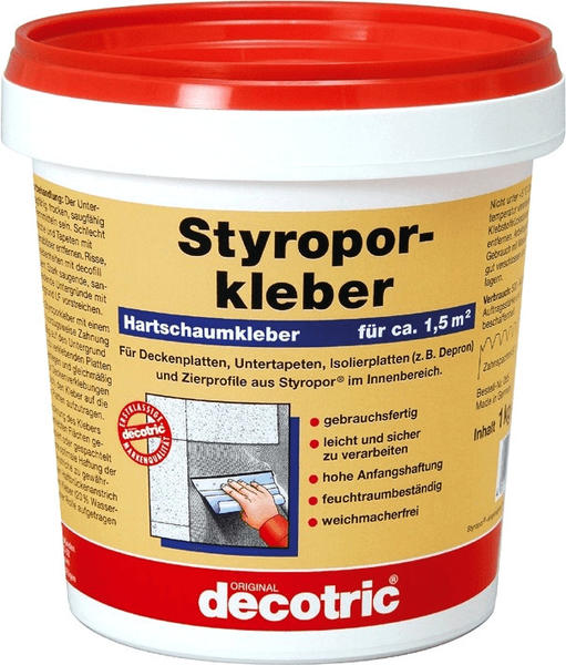 Decotric Styropor- und Renoviervlies-Kleber 400 g