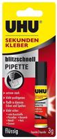 UHU 45570, UHU blitzschnell PIPETTE CONTROL Sekundenkleber 3,0 g