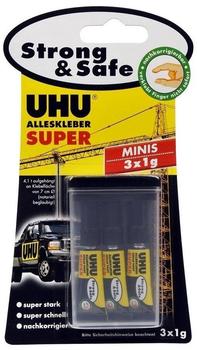 UHU Super Strong & Safe Alleskleber MINIS 3x1g