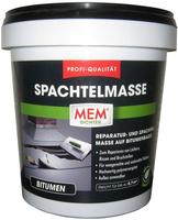 MEM Bitumen Spachtelmasse, F&uuml;r L&ouml;cher, Risse und Bruchstellen, Polymerverg&uuml;tet,